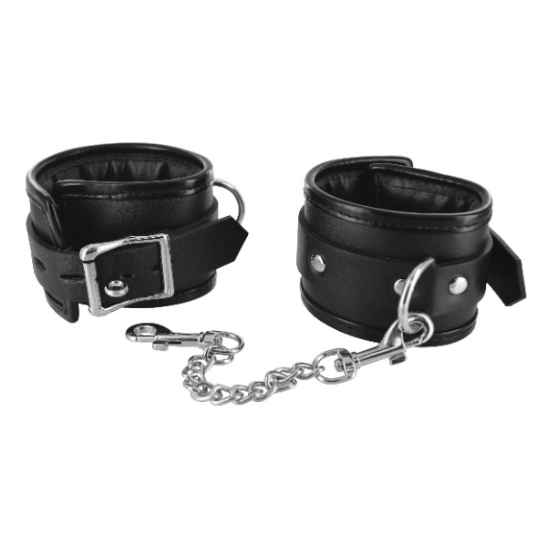 Locking Padded Wrist Cuffs with Chain - OSAS