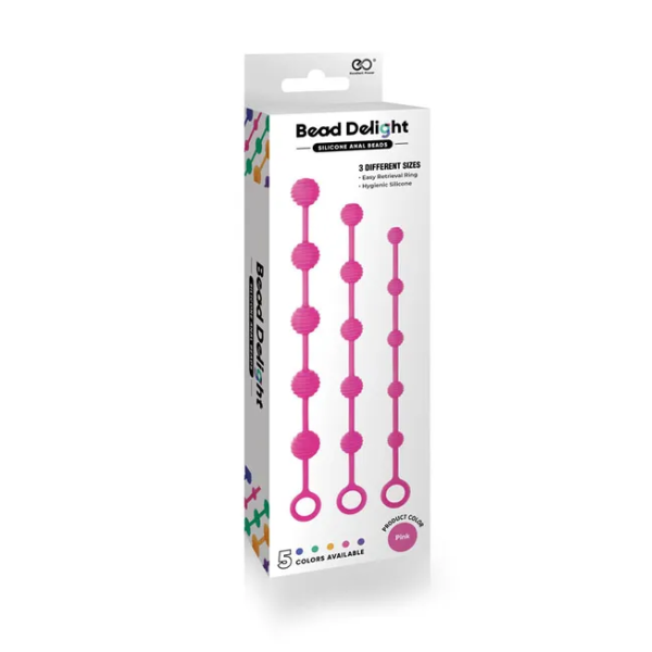 Pink Anal Beads Set - OSAS