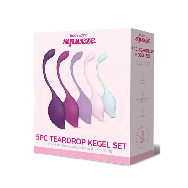 Bodywand Squeeze 5pc Teardrop Kegel Set - OSAS