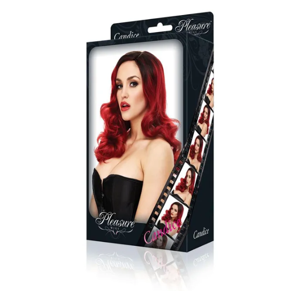 Pleasure Wigs Candice Red/Black - OSAS