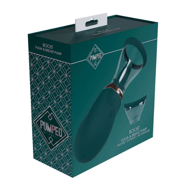 PUMPED Boost Auto Vulva & Brest Pump Green - OSAS