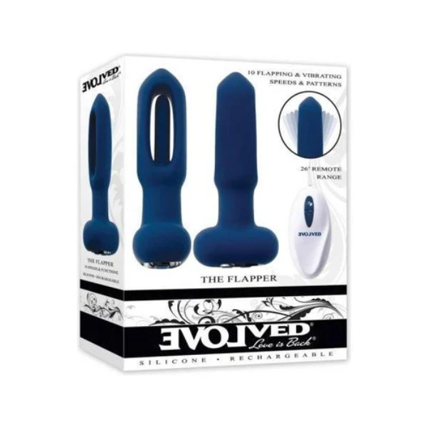 Evolved The Flapper Vibrating & Flapping Butt Plug with Remote - OSAS
