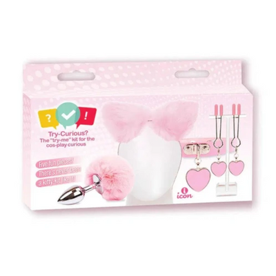 Try-Curious Kitty Kit Pink Cosplay Kit 5pc Set - OSAS