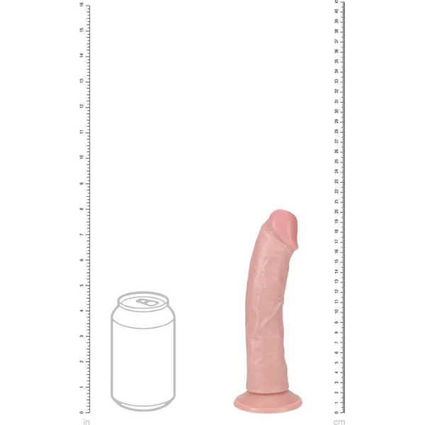 REALROCK 20cm Vibrating & Rotating Cock Flesh - OSAS