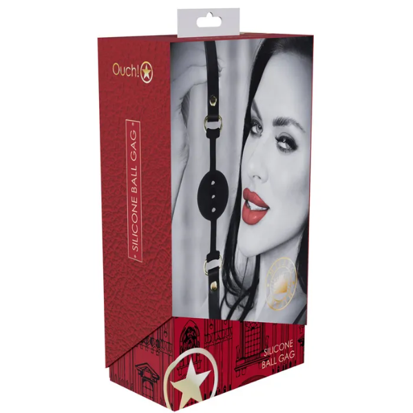 OUCH! Milan Collection Silicone Ball Gag - OSAS