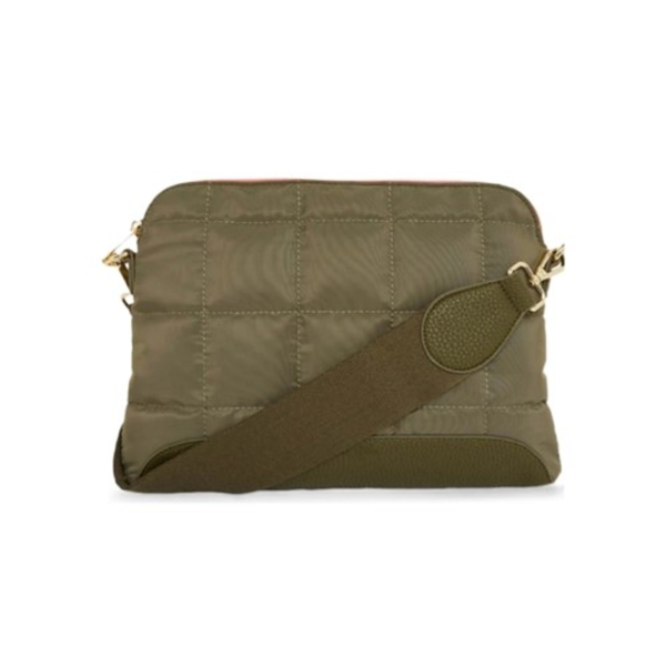 Crossbody Quilted Bag Khaki Green - OSAS