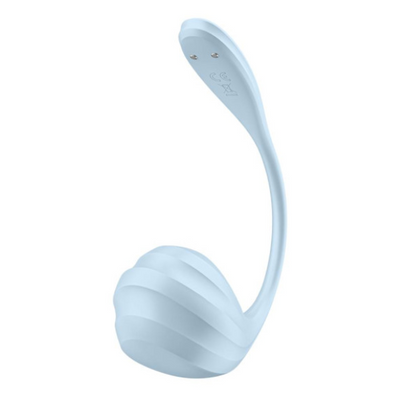 Satisfyer Smooth Petal Wearable Vibe Blue - OSAS