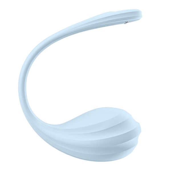 Satisfyer Smooth Petal Wearable Vibe Blue - OSAS