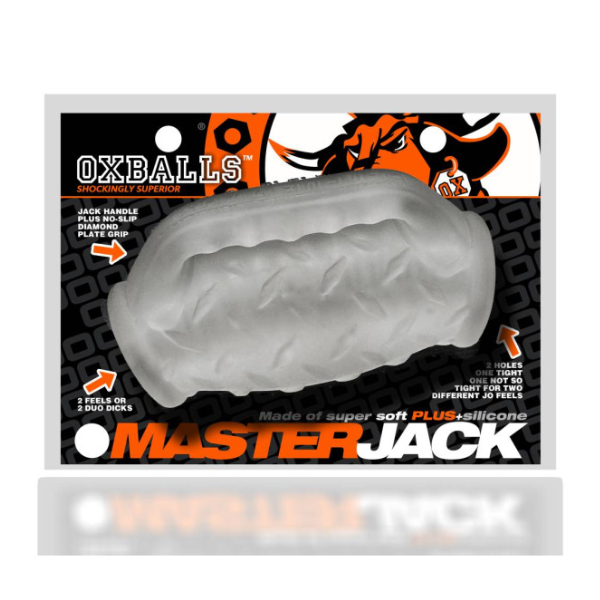 Masterjack Double Penetration JO Clear Ice - OSAS