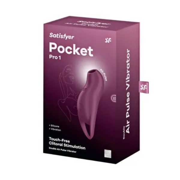 Satisfyer Pocket Pro 1 Air Pulse Vibe Purple - OSAS