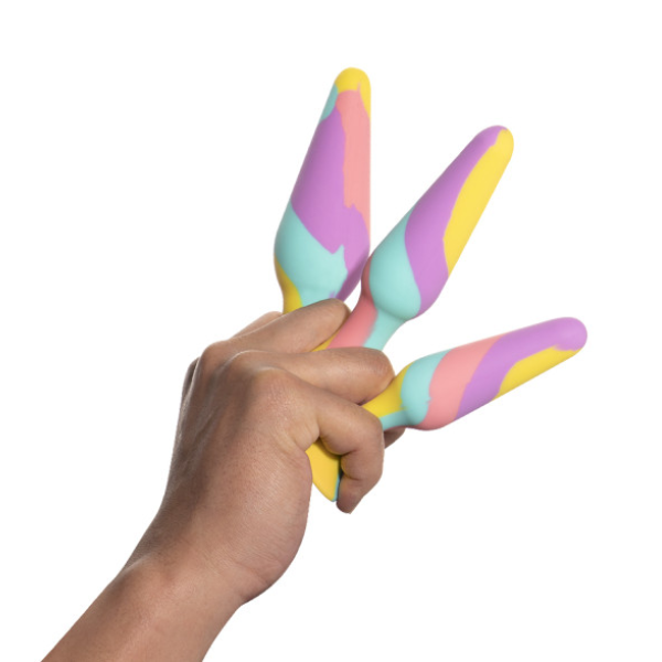 TriPlugs 3pc Silicone Anal Training Kit - OSAS