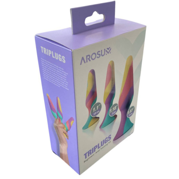 TriPlugs 3pc Silicone Anal Training Kit - OSAS