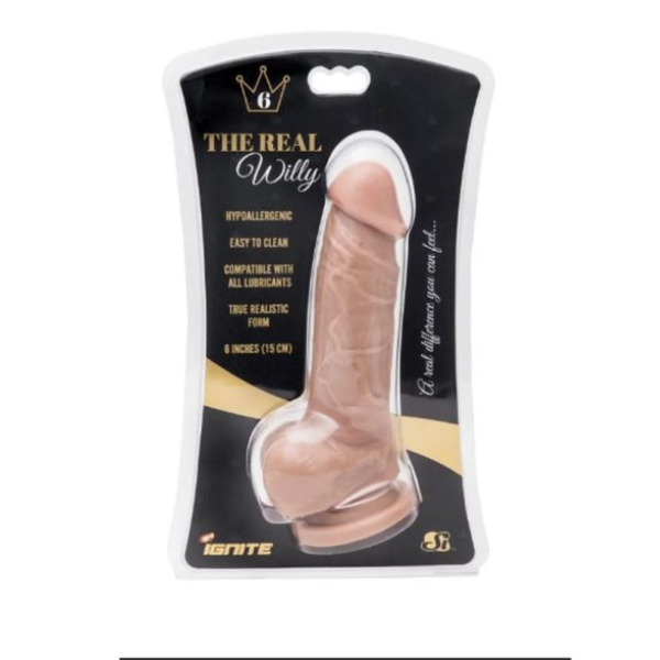 The Real Willy 6in Dildo Vanilla - OSAS