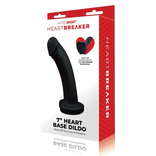 WhipSmart Heartbreaker 7in Heart Base Dildo - OSAS