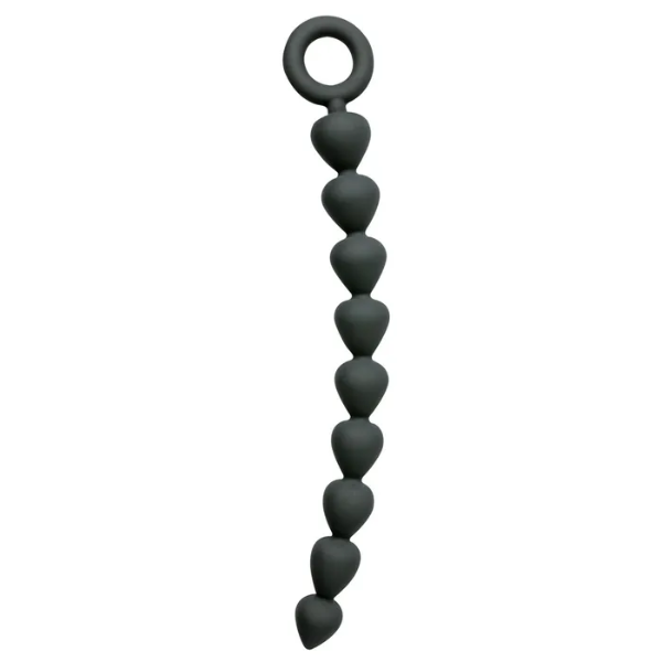Sex & Mischief Silicone Anal Beads Black - OSAS