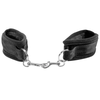 Sex & Mischief Black Beginner's Handcuffs - OSAS