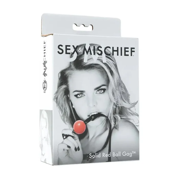 Sex & Mischief Solid Red Ball Gag - OSAS