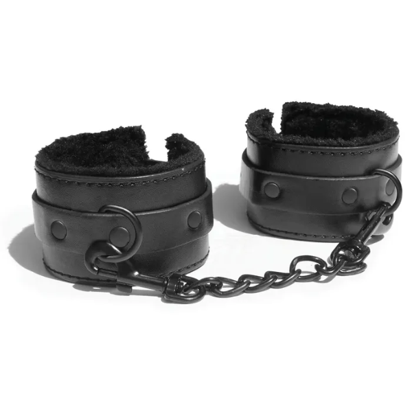 Sex & Mischief Shadow Fur Handcuffs - OSAS