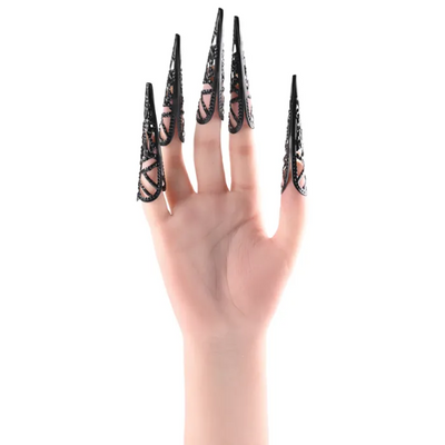 Sex & Mischief Sensory Fingertips Black - OSAS