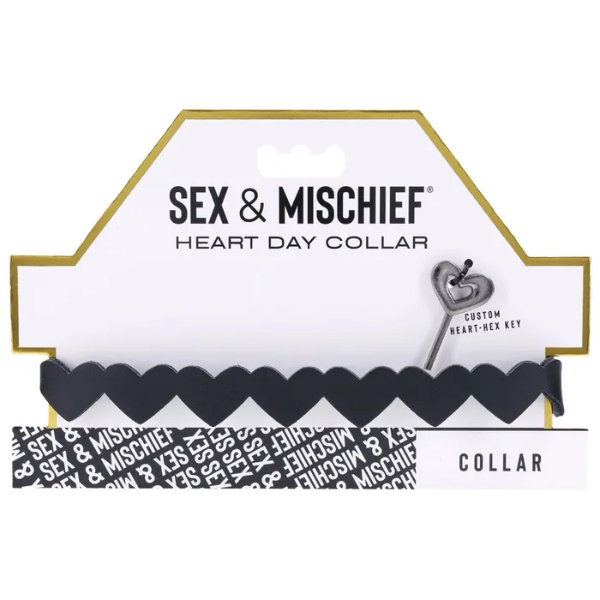 Sex & Mischief Heart Day Collar - OSAS