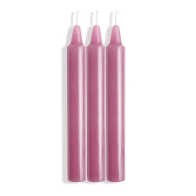 LaCire Drip Pillar Candles Violet - OSAS