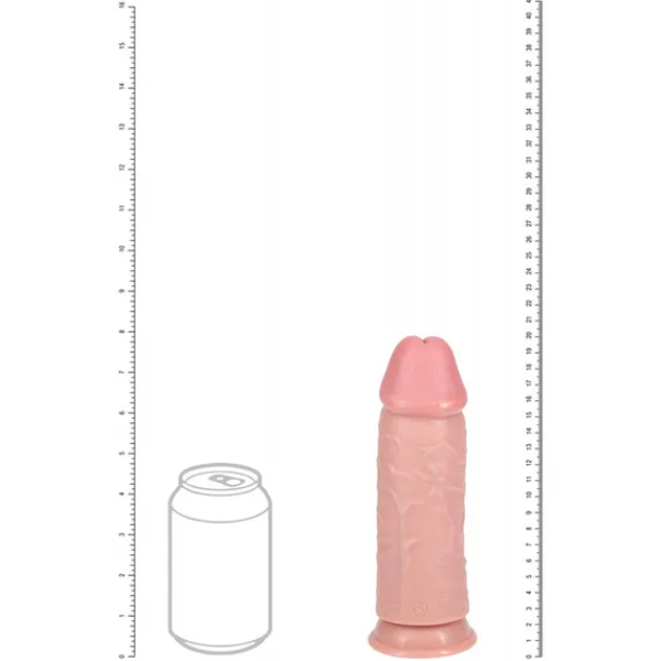 REALROCK 20cm Extra Thick Dildo Flesh - OSAS