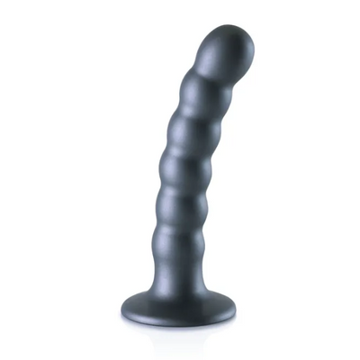 OUCH! Beaded Silicone G-Spot Dildo 5in - OSAS
