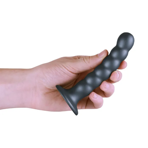 OUCH! Beaded Silicone G-Spot Dildo 5in - OSAS