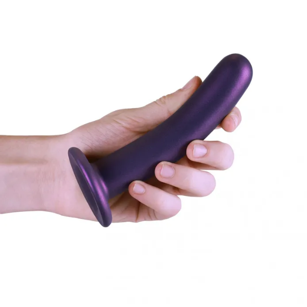 OUCH! Smooth Silicone G-Spot Dildo 6in - OSAS