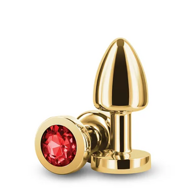 Rear Assets Petite Gold with Red Gem - OSAS