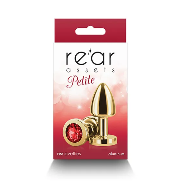 Rear Assets Petite Gold with Red Gem - OSAS