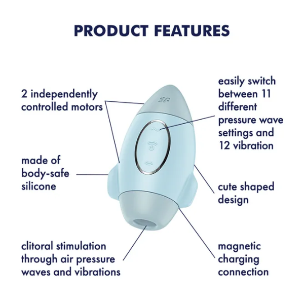 Satisfyer Mission Control Blue - OSAS