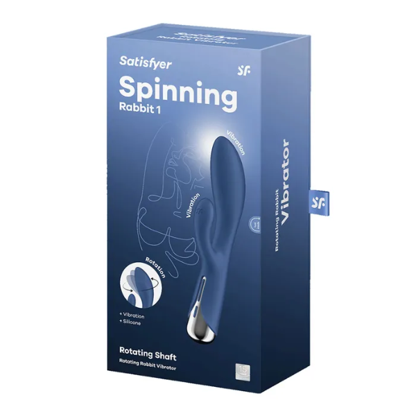 Satisfyer Spinning Rabbit 1 Blue - OSAS