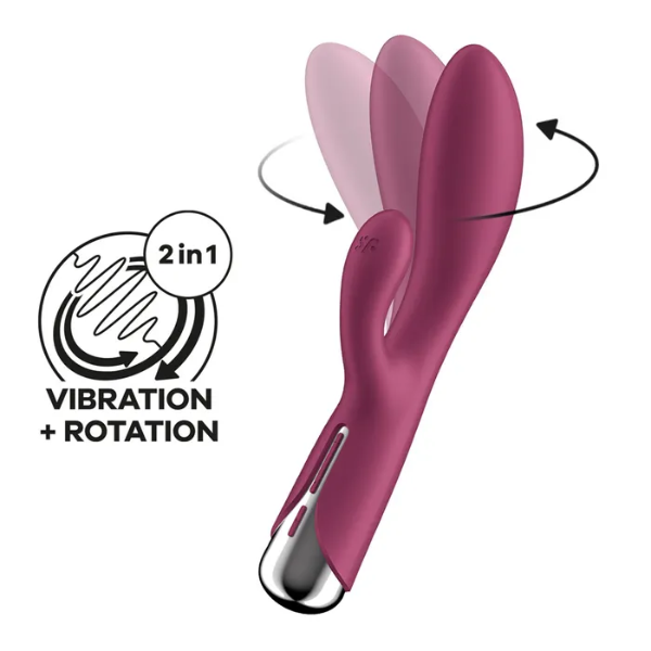 Satisfyer Spinning Rabbit 1 Red - OSAS