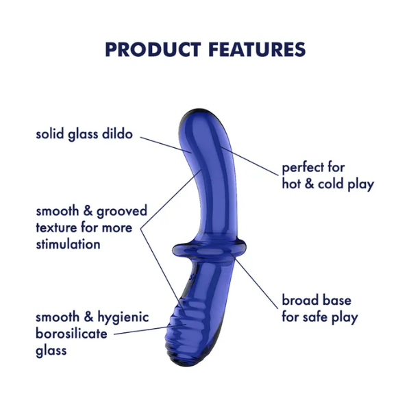 Satisfyer Double Crystal Blue - OSAS