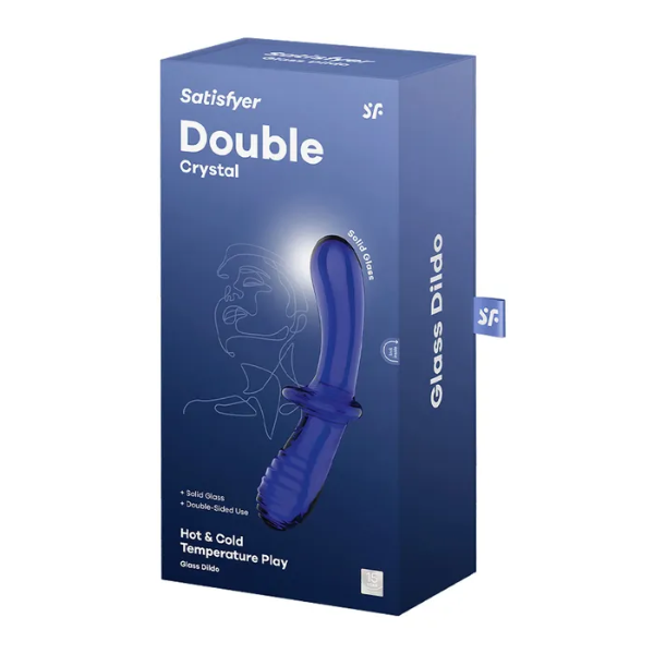 Satisfyer Double Crystal Blue - OSAS
