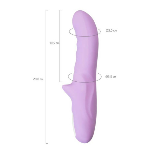 JOS Merry Gor Rotating Shaft Vibrator Violet - OSAS