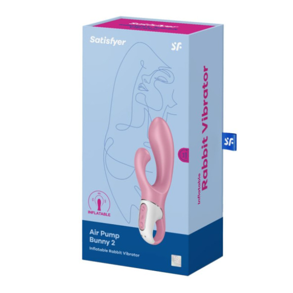 Satisfyer Air Pump Bunny 2 Pink - OSAS