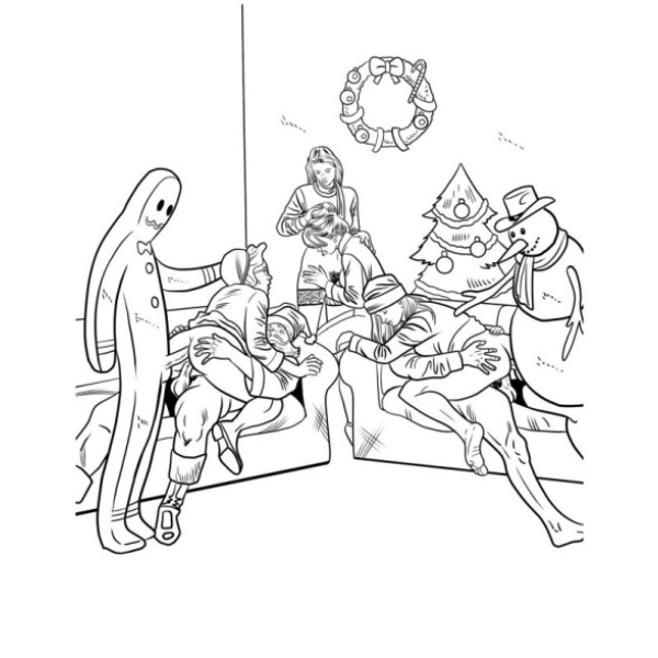 The Dirtiest Christmas Colouring Book Ever - OSAS
