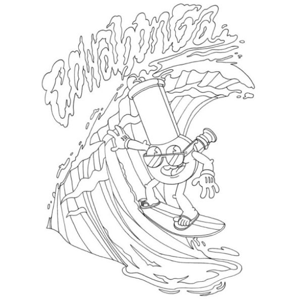 High AF Colouring Book - OSAS