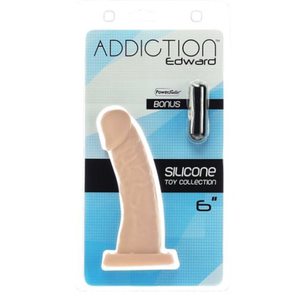 Edward 6in Dong w Bullet Beige - OSAS