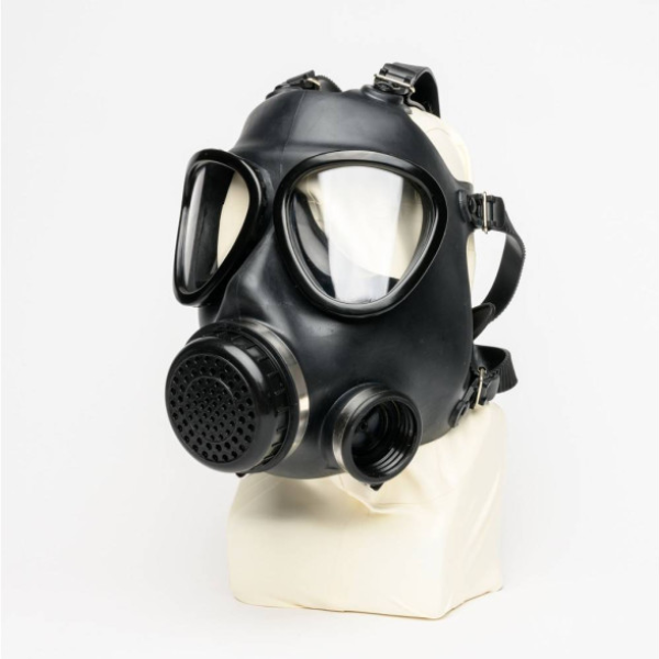 Military Adjustable Strap Rubber Gas Mask - OSAS