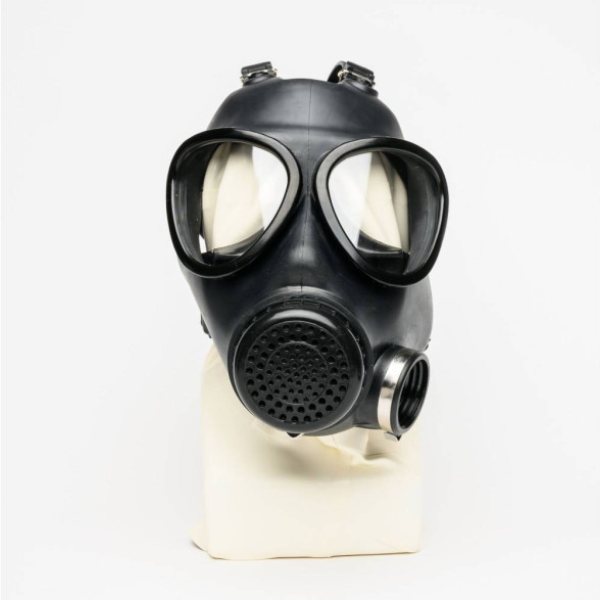 Military Adjustable Strap Rubber Gas Mask - OSAS