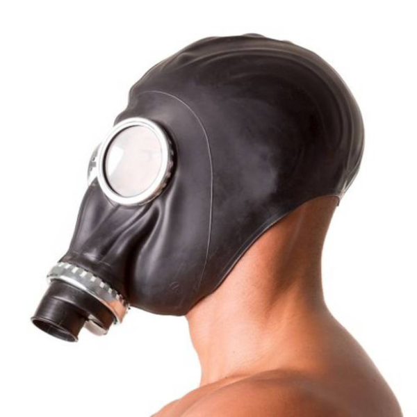 Classic 80s Fetish Rubber Gas Mask - OSAS