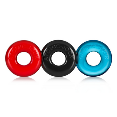 Ringer Cockring 3pc Multicolor - OSAS