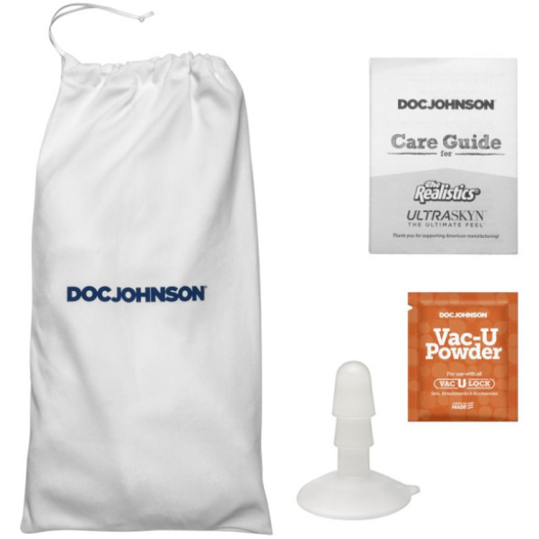 Codey Steele 8in Ultraskyn Cock w Removable Vac-U-Lock Suction Cup Vanilla - OSAS
