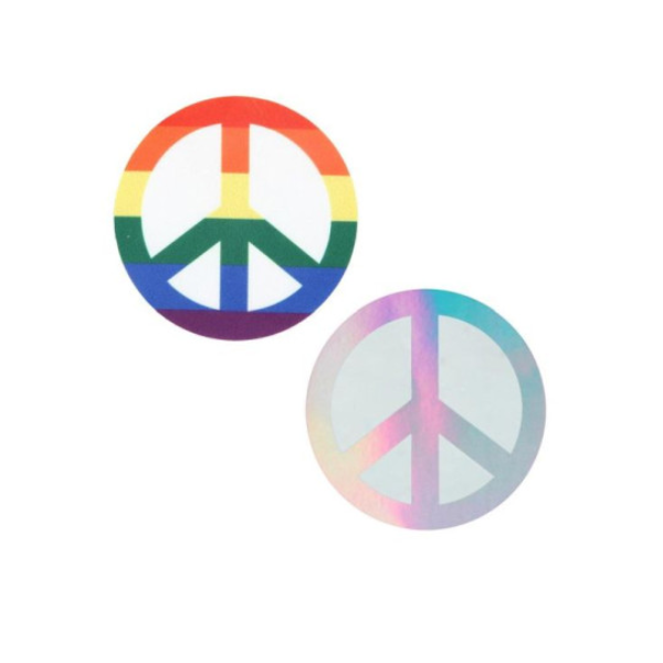 Pride Peace Sign Pasties - OSAS