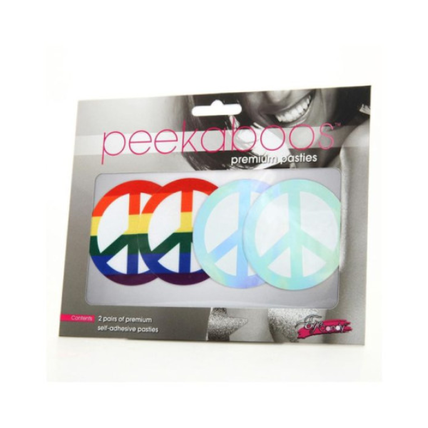 Pride Peace Sign Pasties - OSAS