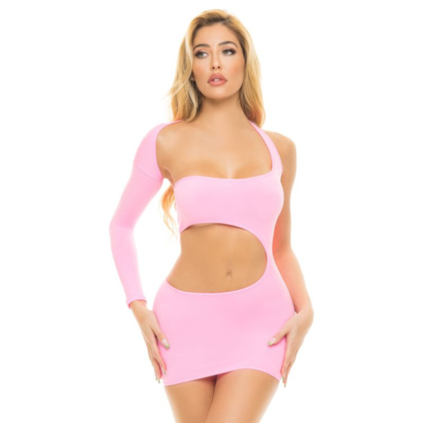 Cut My Life Into Pieces Dress Pink OS - OSAS