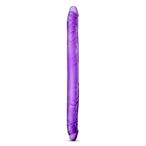 B Yours 16in Double Dildo Purple - OSAS